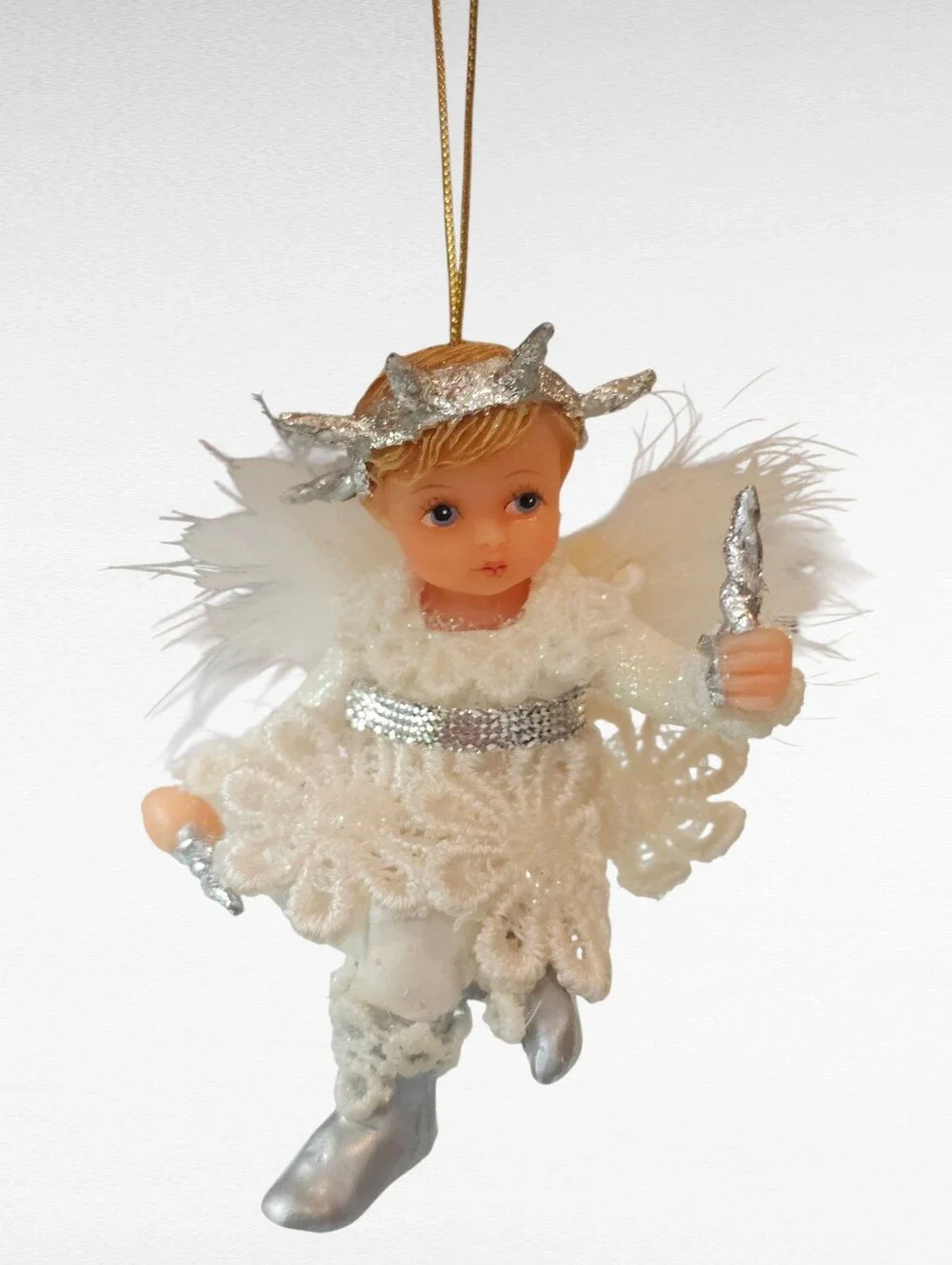Three Ashton Drake Heirloom Ornaments Blessing Snow Angels
